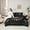 Black Green 02, variant on Homewish Bohemian Life Tree Bedding Comforter Set 7pcs for Kids, Black White Galaxy King Bedding Sets, Mystic Sun Moon Reversible Bed Sheets, Lightweight Room Decor