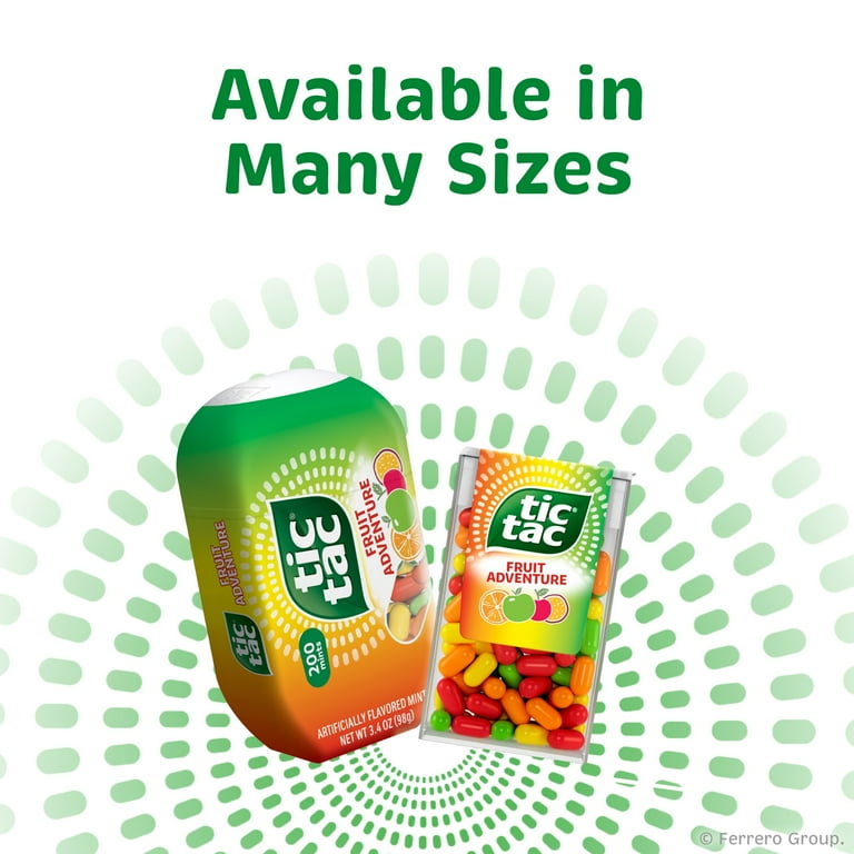 Tic Tac Citrus Adventure, On-the-Go Pocket-Sized Mints, Pocket