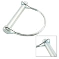thumbnail image 3 of 10X M6*70Mm Trailer Coupler Hitch Pin Lock D Shape Heavy Duty Towing Safety Lock, 3 of 7