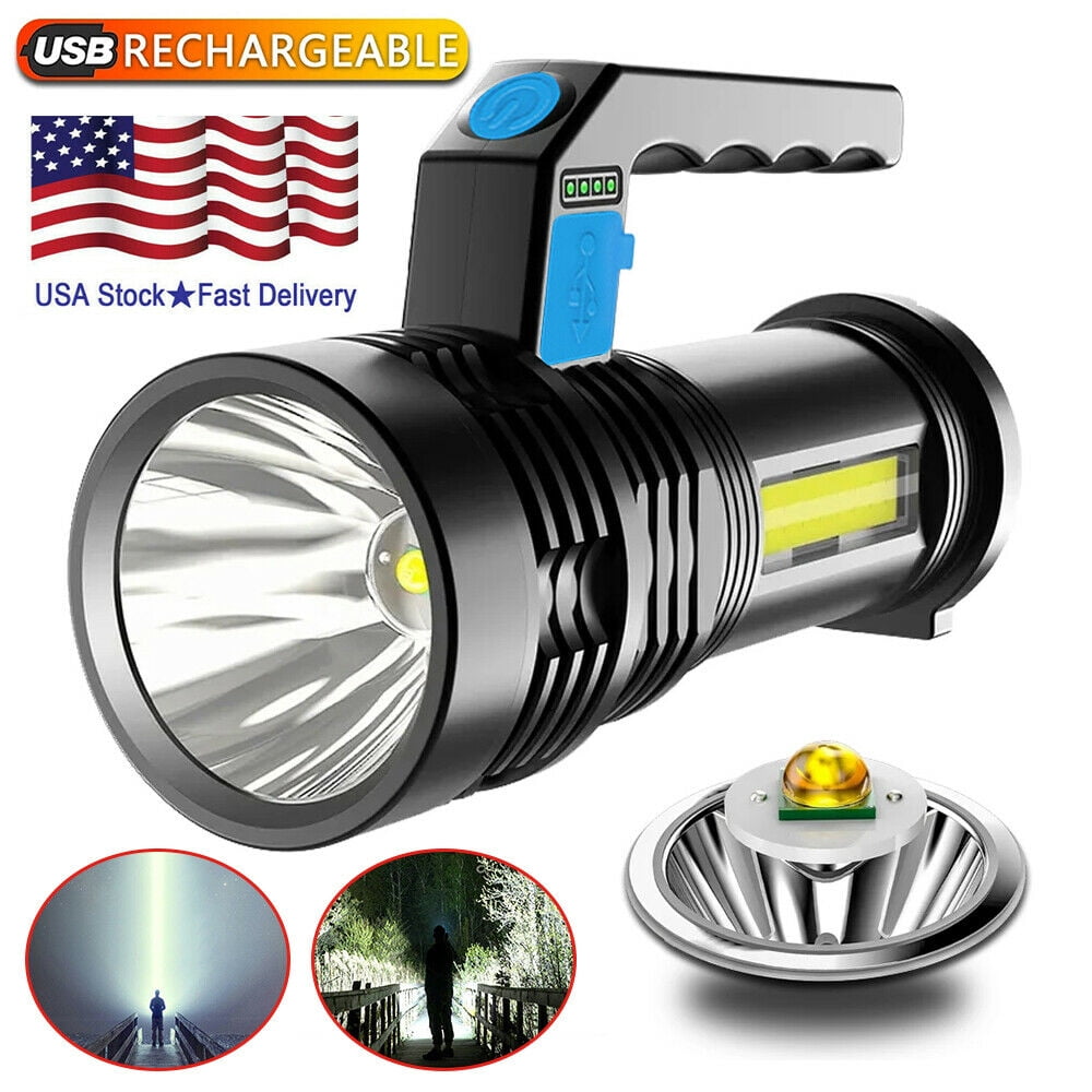 Handheld LED Powerful Searchlight Spotlight Flashlight with