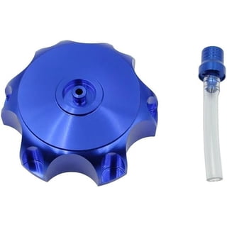 Bouchon Universel Réservoir Carburant Course CNC Aluminium 50mm Avec Ventilation Et Tuyau - Vert