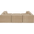thumbnail image 2 of Meridian Furniture Stellar 114" Beige Chenille Fabric 6Pc. Modular Sectional, 2 of 6