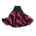 thumbnail image 3 of latino Vestido de oriental Traje de enagua larga Ropa de mujer Negro rosa rojo Hugo Vestido de baile latino, 3 of 8