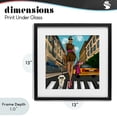 thumbnail image 4 of Stupell Industries Contemporary Fashion Girl in Big City Black Framed Print Under Glass, 13 x 13, by Tara Boone, 4 of 8