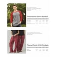 thumbnail image 2 of Awkward Styles Matching Christmas Pajamas Set Green Santa Family Sleepwear, 2 of 7