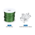 thumbnail image 3 of Cable de Alambre de 328 pies (100 m) de Acero Inoxidable 304 Recubierto de Vinilo de 3/64" (1 mm) con 30 Piezas de Manguitos de Aluminio Verde, 3 of 7