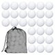 thumbnail image 1 of 100 Pcs Golf Practice Ball Hollow Golf Ball Training Golf Balls with Mesh Drawstring Storage Bags f, 1 of 5