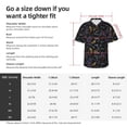 thumbnail image 5 of Honeii Lavender Flowers Print Men’s Hawaiian Shirt,Classic Button-Down Short Sleeve Shirt, for Beach, Vacation, and Outdoor Activities,XX-Large, 5 of 7