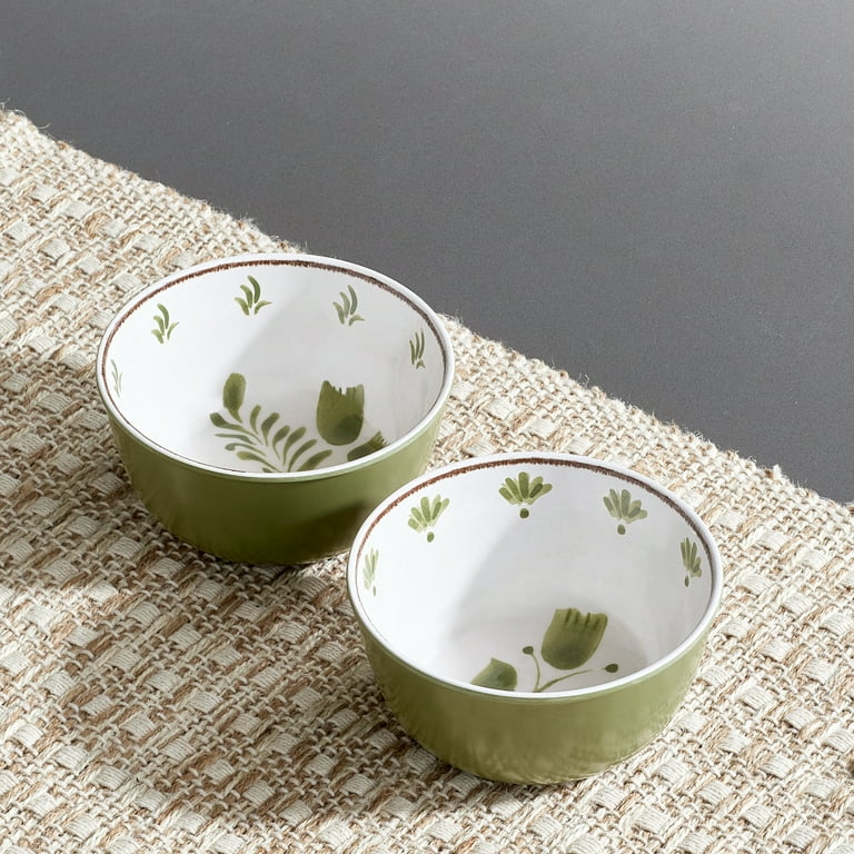 Better Homes & Gardens 2-Pack Bamboo Melamine Dip Bowl Set Green