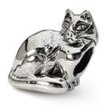 thumbnail image 1 of 925 Sterling Silver Charm For Bracelet Ragdoll Cat Bead Animal, 1 of 8