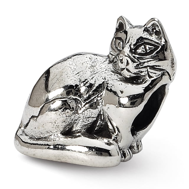 925 Sterling Silver Charm For Bracelet Ragdoll Cat Bead Animal