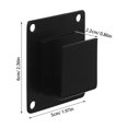 thumbnail image 2 of unbranded 1Jgo Bracket Para Estante De Pared Multifuncional En Negro Para Organización Y Exhibición, 2 of 8