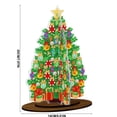 thumbnail image 4 of Christmas Tree Diamond Art Kit, DIY Hanging Ornament for Adults and Beginners, Tree Window Wall Decor and Handmade Gift, 4 of 7