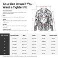 thumbnail image 5 of Gaeub Intricate Cat Mandala Men's and Women's UPF 50+ Long-Sleeved Sun Protection Clothing, Fishing Shirt Long Sleeve Zip-Large, 5 of 7
