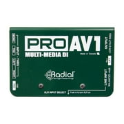 Radial Engineering ProAV1 Passive Multimedia Direct Box Bundle w/Pig Hog Mic ...