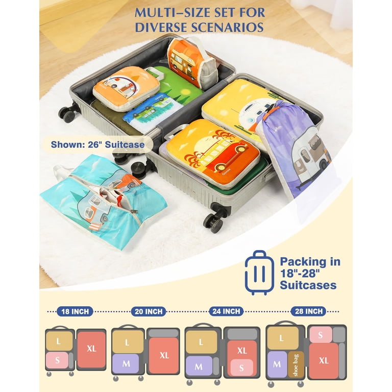 Gonex 10-Piece Compression Packing Cubes for Travel photo 5