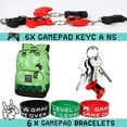 thumbnail image 4 of Foci Cozi Video Game Party Favors Set with Gamepad Key Rings for Kids, 51 Pack, 4 of 7