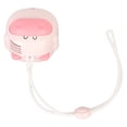 thumbnail image 1 of Mini ventilador de cuello colgante USB recargable 3 velocidades sin aspas manos libres ventilador pequeño portátil de dibujos animados con cordón ajustable rosa, 1 of 12