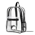 thumbnail image 1 of School necessities Clear Backpack, PVC Transparent Backpack Stadium Approved With Reinforced Strap School Bookbag For School, Workplace, Stadium, Travel, Security, Festival, 1 of 4