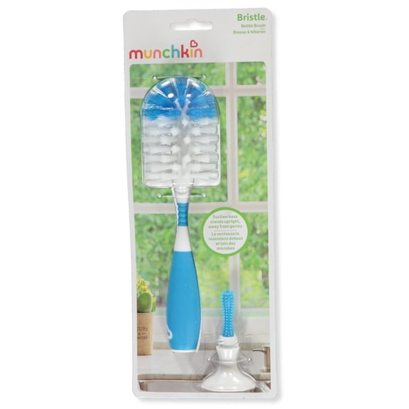 Munchkin Bristle Bottle Brush Color: blue Size: one size