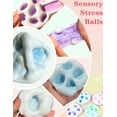 thumbnail image 5 of BOSCEAE Shapeable Squishy Toys Stress Balls Stress Relief Sand Glutinous Balls Fidget Toys for Adults Anxiety Relief (Blue,Purple), 5 of 11