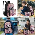 thumbnail image 2 of HUIACONG 4-IN-1 Kids School Backpack Set for Boys Girls Sakura Cute Panda Age 6-10 Large Capacity Bookbag with Detachable Lunch Box Pencil Case Water Bottle Holder, 2 of 7