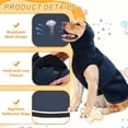 thumbnail image 3 of Uxcell Dog Anxiety Calming Hoodie, Breathable Dog Anxiety Jacket Vest Coat Adjustable Pet Hoodie with Hood, Keep Pet Calm, XS, (Army Green), Intended for Thunder/Fireworks/Separation, 3 of 7