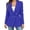 Blue, variant on Women's Double Breasted Blazers Dressy Casual Notched Lapel Fashion Prom Wedding Midweight Suit Jackets with Pockets Pink XXL