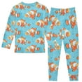 thumbnail image 2 of joogoo Cartoon Clownfish in Sea 2 Piece Long Sleeve Tee and Pants Cotton Pajama Set 6Y, 2 of 7
