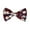Burgundy, variant on ROMARIO MANZINI White Floral on Sky Blue PRINTED DESIGN Pre-Tied Bow Tie