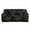 Black Pattern, variant on TIFEE Stretch Sofa Printed Elastic Polyester Slipcover, Black Feather