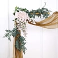 thumbnail image 5 of Efavormart 18Ft Gold Sheer Organza Curtain Panels, Window Scarf Valance Wedding Arch Draping Fabric for Top Table Event Party Home Decor Stair Bow Backdrop Curtain Decoration, 5 of 11