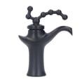 thumbnail image 4 of Grifo mezclador monomando con mangueras G1/2 para lavabo de baño de latón antiguo, 4 of 8