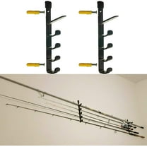 Pmsanzay Fishing Rod Modular Wall Fishing Rod Rack 5 Rod Capacity