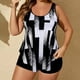 thumbnail image 5 of Tankini de talla grande, traje de baño conservador de dos piezas con estampado, traje de baño de dos piezas para mujer, trajes de baño tankini para mujer, traje de baño de 2 piezas para mujer, trajes, 5 of 6