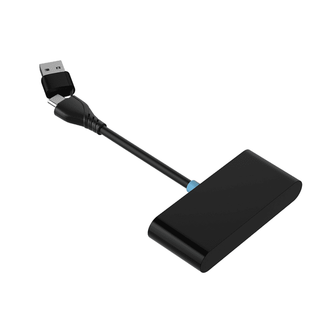 Adaptador de Dispositivo USB C Tipo C para Android Auto 2 en 1 Inalámbrico CarPlay con Cable A CarPlay Inalámbrico para Radio de Automóvil
