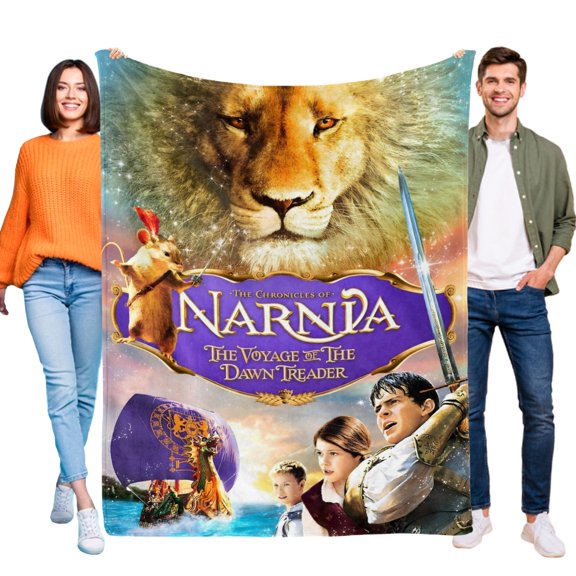 The Chronicles of Narnia-Anti-Pilling Flannel Blanket Soft Lightweight Plush Fuzzy Cozy Luxury Blanket for Home and Kitchen Use – Perfect for Kids and Adults30"X40"