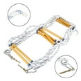 thumbnail image 4 of 5 Meters Fire Escape Ladder Folding Emergency Rescue Rope Nylon Epoxy Resin Fireproof, 4 of 15