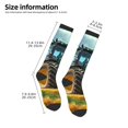 thumbnail image 2 of Fuzoiu Green Tractor Field Print Adult Stockings,Crew Socks,Unisex Fashion Socks, Casual Sports Socks,Comfortable Crew Socks for Everyday Wear and Sports, 2 of 6