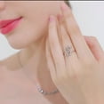 thumbnail image 4 of Shiyou-Baguette Réglable en Acier Inoxydable 18k Plaqué Or Rose Feuilles Laurier, 4 of 4