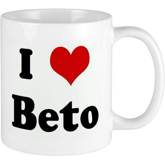 I Love Beto Mug Ceramic Coffee Mug, Tea Cup 11 oz