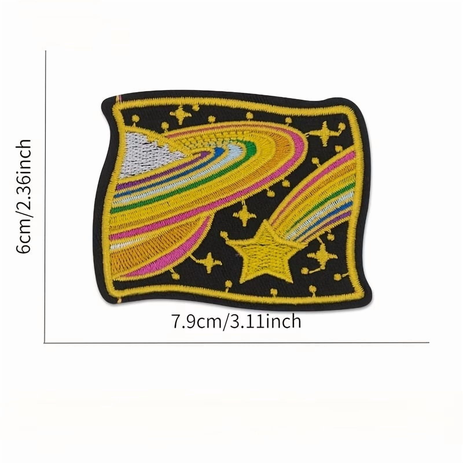 1pc Easter Holiday Planet Pattern Embroidered Fabric Patch - Iron-On & Sewable for Clothing, Jackets, Jeans, Bags, Shoes, Hats, DIY Decorations