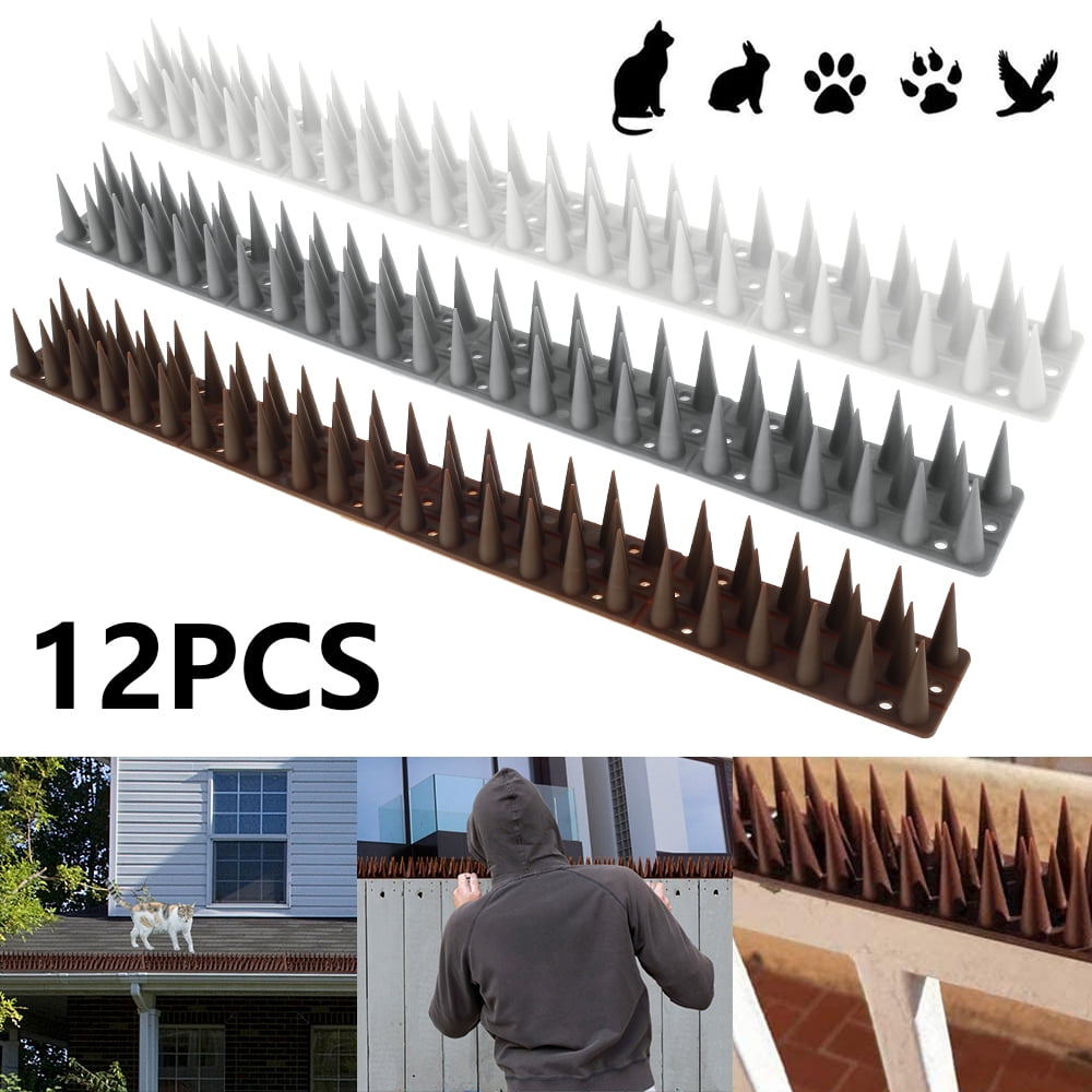 ANTI CLIMB SPIKES x 10 FENCE AND WALL SPIKES CAT REPELLENT INTRUDER DETERRENT 