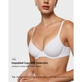 thumbnail image 2 of Women's Inbarely Plus Demi Bra Balconette Unlined Underwire Plunge Bras, 2 of 5