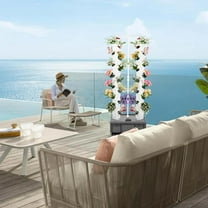 Tower Garden Hydroponic Growing System, Indoor Vegetable Growing System Kit, Vertical Hydroponic Garden Tower for Leafy Vegetables(56-Plant)