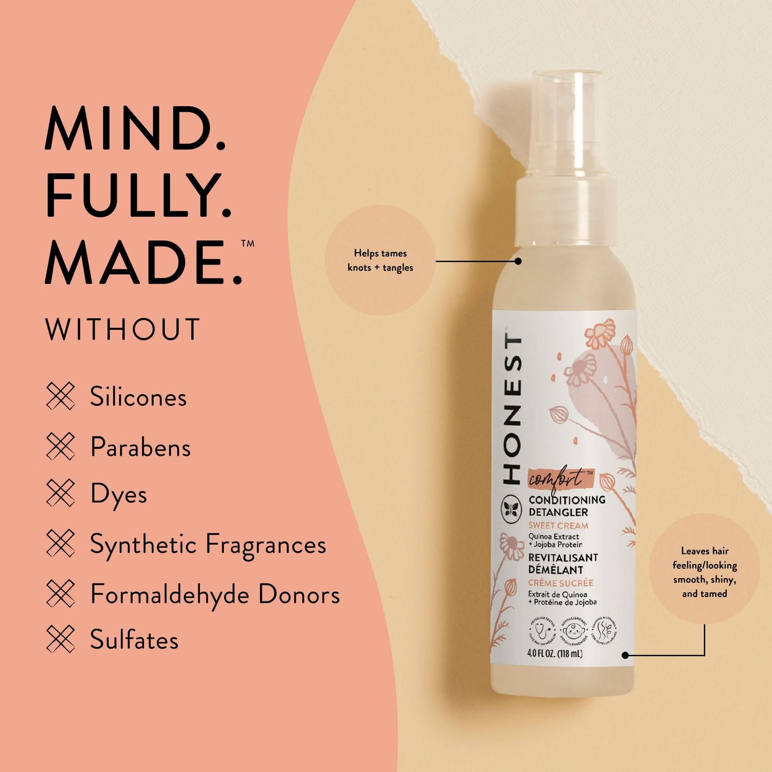 Honest Démêlant Sweet Cream