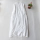 thumbnail image 1 of Puntoco Vestido Retro De Algodón Y Lino Con Cuello Redondo De Doble Capa Con Cordones En La Cintura, Vestido De Vacaciones De Viaje, Vestido De Manga Corta Con Cuello Redondo, Blanco L, 1 of 6