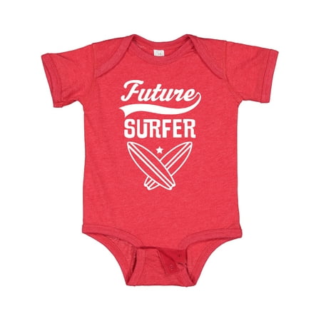 

Inktastic Surfing Future Surfer Gift Baby Boy or Baby Girl Bodysuit