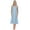 Sky Blue, variant on Women's Flowy Nightgown Elegant Plus Size Sleepshirt Loose Fit Long Nightdress Comfortable Soft Nightwear