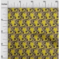 thumbnail image 1 of oneOone Georgette Viscose Fabric Spiral & Floral Block Print Sewing Fabric BTY 42 Inch Wide, 1 of 4